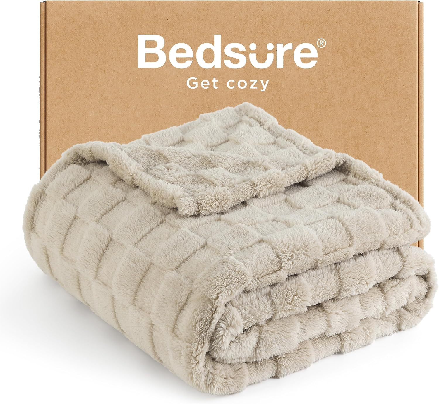 Bedsure GentleSoft Sage Green Throw Blanket for Couch - Checkered Cute Fleece Blankets, Soft Cozy Summer Throw for Bedroom Home Decor Gifts for Mom Girls, Green, 50x60 Inches